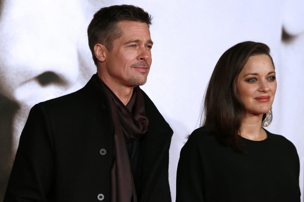 Brad Pitt und Marion Cotillard bei der Premiere von "Allied" in London am 21.11.