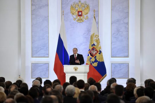 Russlands Präsident Wladimir Putin am 1.12. im Kreml