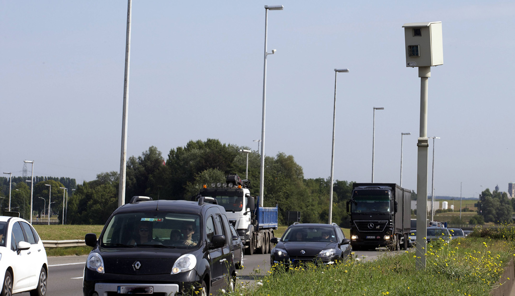 Radarkontrolle auf dem Brüsseler Ring