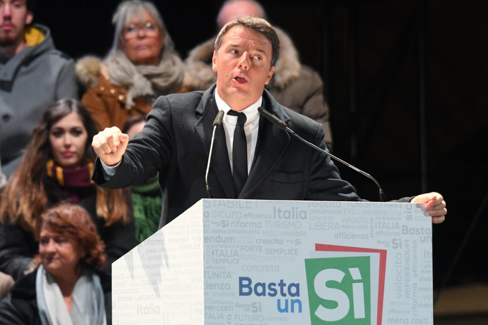 Italiens Premierminister Matteo Renzi (2. Dezember 2016)