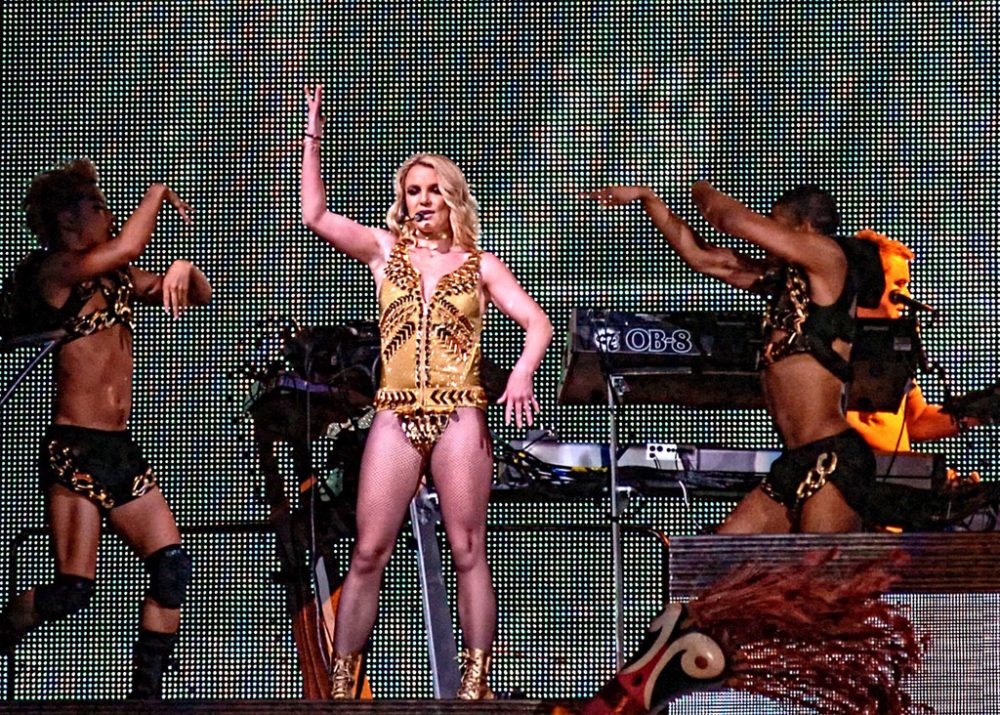 Britney Spears bei einem Konzert in Mexiko 2011