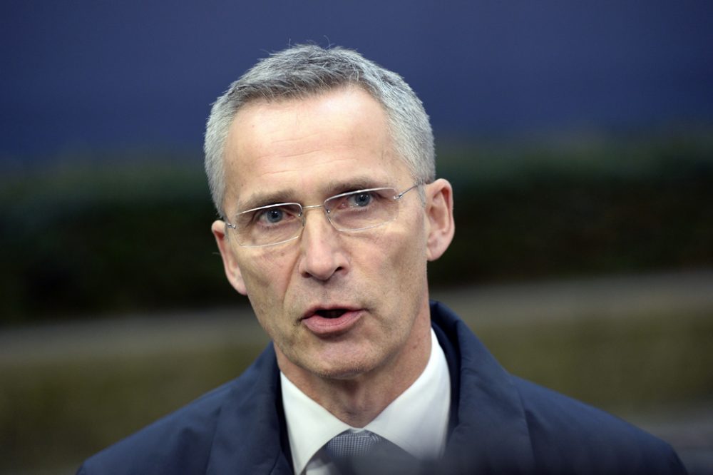 Nato-Generalsekretär Jens Stoltenberg am Donnerstag in Brüssel