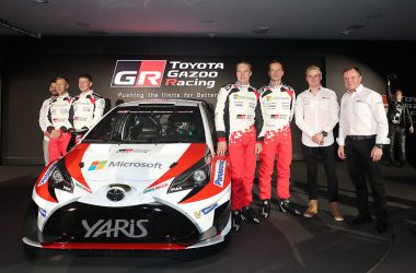 Vorstellung des Toyota-Teams für die Rallye-WM 2017