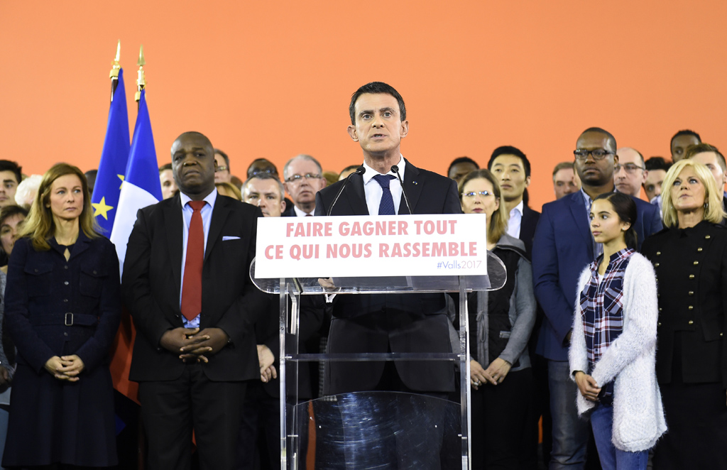 Manuel Valls verkündete am Montagabend bei einer Rede in Paris seinen Rücktritt