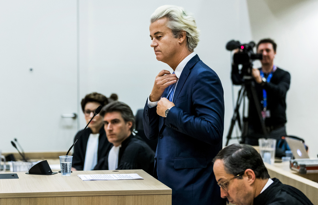 Wilders war am Freitag von einem Amsterdamer Gericht der Diskriminierung und Beleidigung von Marokkanern schuldig gesprochen worden