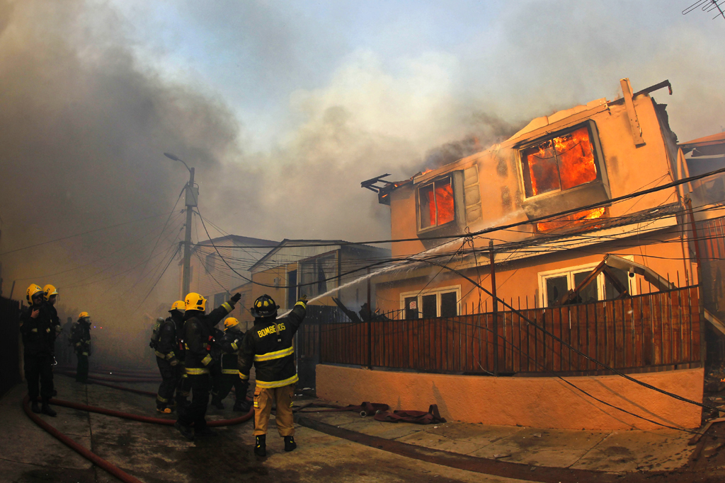 Großbrand in Valparaíso