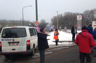 Tankstelle Eynatten gesperrt (23. Januar 2017)