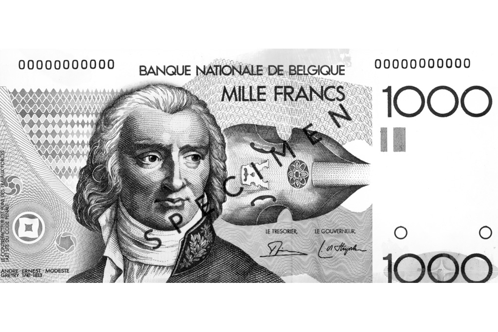 Belgischer Franken - Geldschein