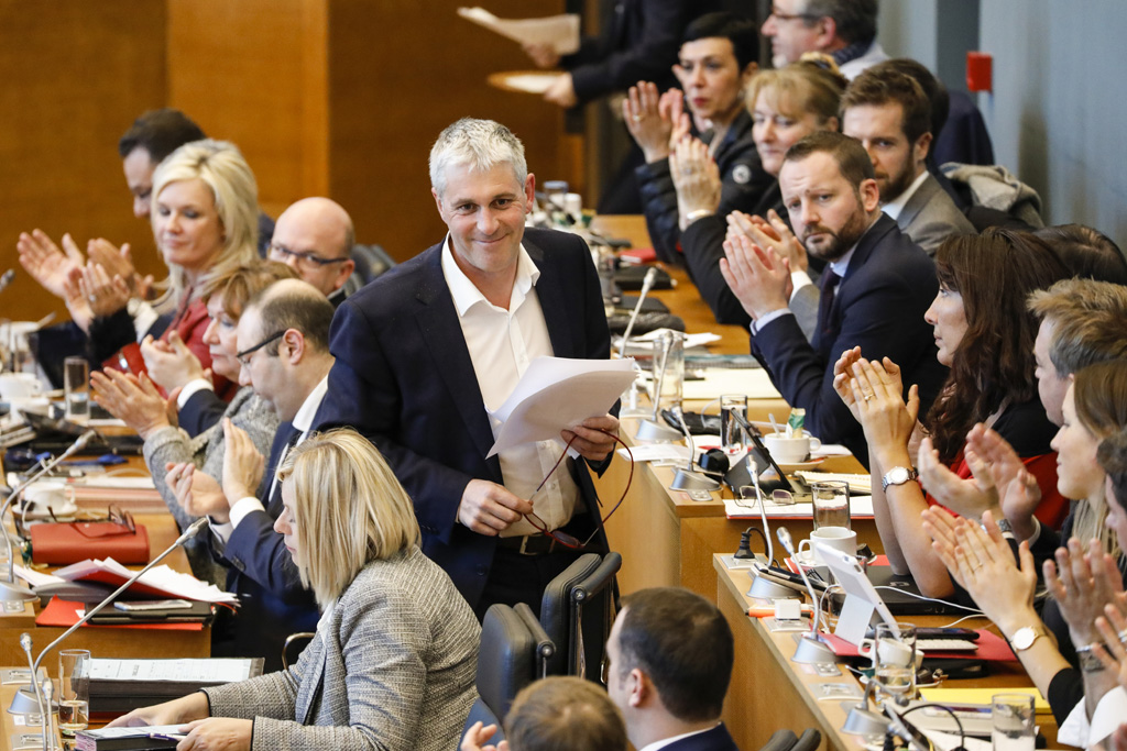 "Wir geloben kollektiv Besserung", sagte Paul Furlan am Mittwoch im Wallonischen Parlament in Namur