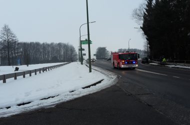 Gasalarm an der Total-Tankstelle in Eynatten