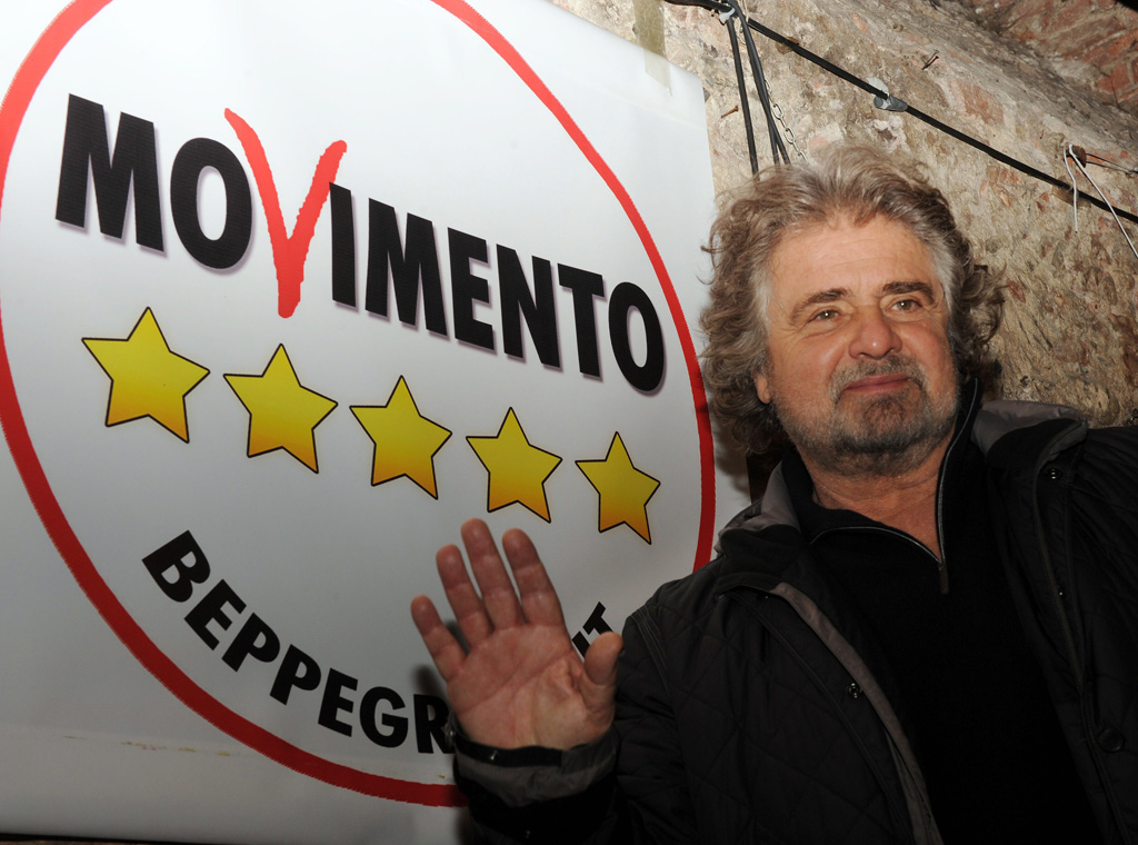 Beppe Grillo und seine Fünf-Sterne-Bewegung wollten zu den Liberalen (Archivbild)