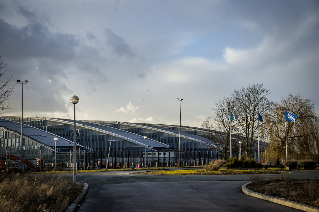 Bau des neuen Nato-Hauptquartiers in Brüssel (Bild vom 24.2.2015)