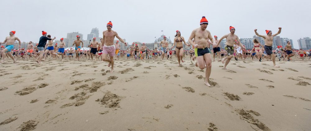 Neujahrsschwimmen in Scheveningen