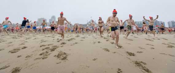 Neujahrsschwimmen in Scheveningen
