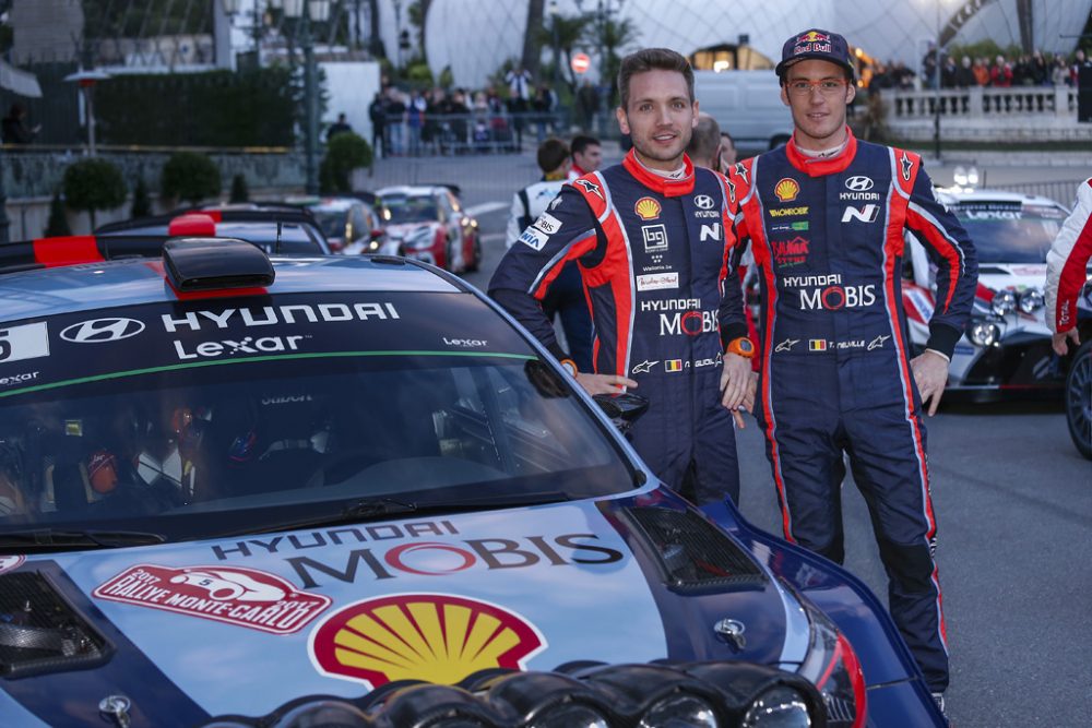 Thierry Neuville und Nicolas Gilsoul bei der Rallye Monte-Carlo