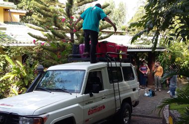 Vor der Abfahrt in Managua