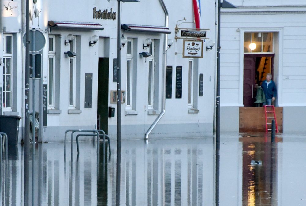 Überschwemmungen nach Ostee-Sturmflut in Lübeck