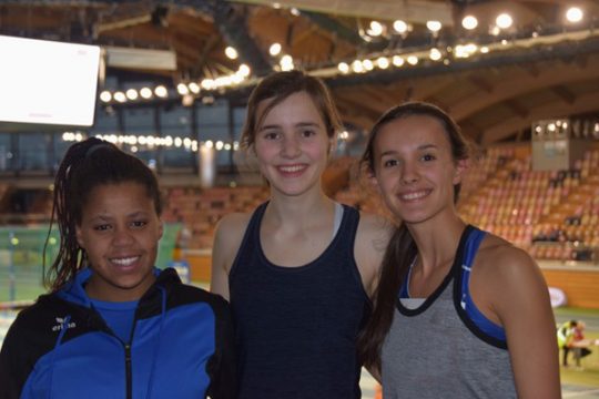 V.l.n.r.: Lena Monfort, Cathy Schaaf und Elène Fickers