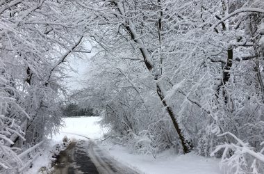 Schnee in Eupen (13. Januar 2017)