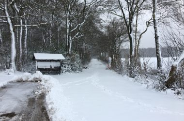 Schnee in Eupen (13. Januar 2017)