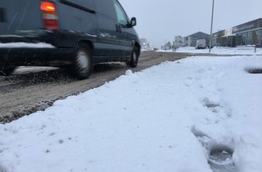 Schnee in Eupen (13. Januar 2017)