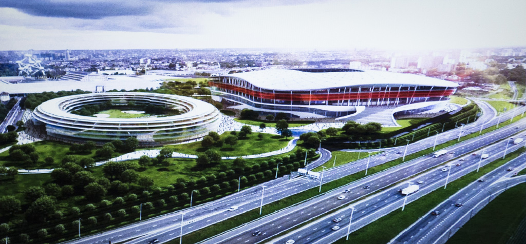 So soll es einmal aussehen: das neue Nationalstadion auf dem Heyselgelände