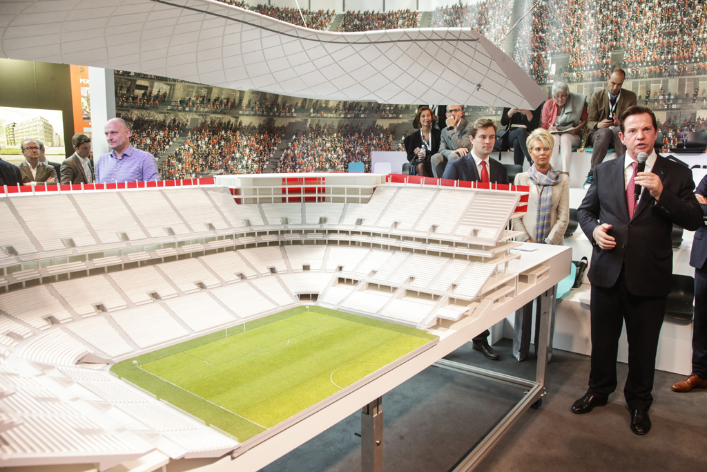So soll das neue Nationalstadion in Brüssel aussehen