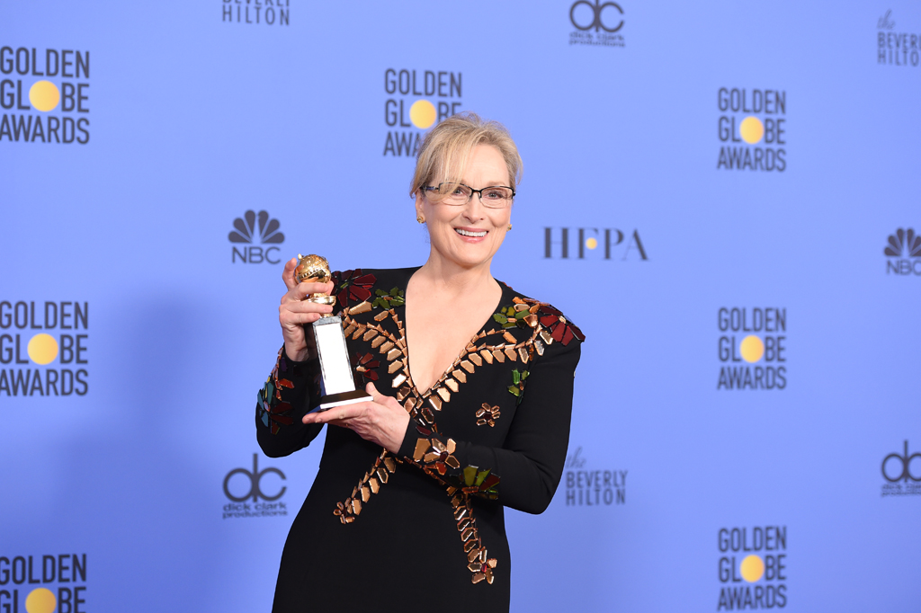 Meryl Streep bei den Golden Globes 2017