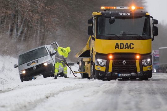Sturm Egon wütet auch in Deutschland