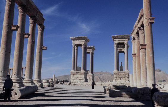 Archivbild: Tetrapylons in Palmyra