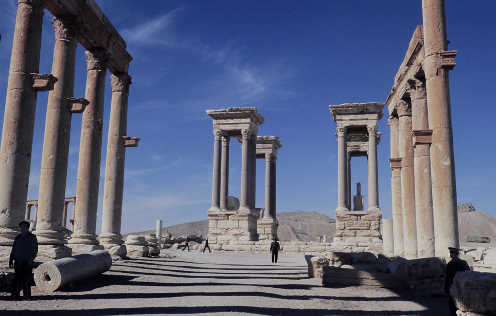 Archivbild: Tetrapylons in Palmyra