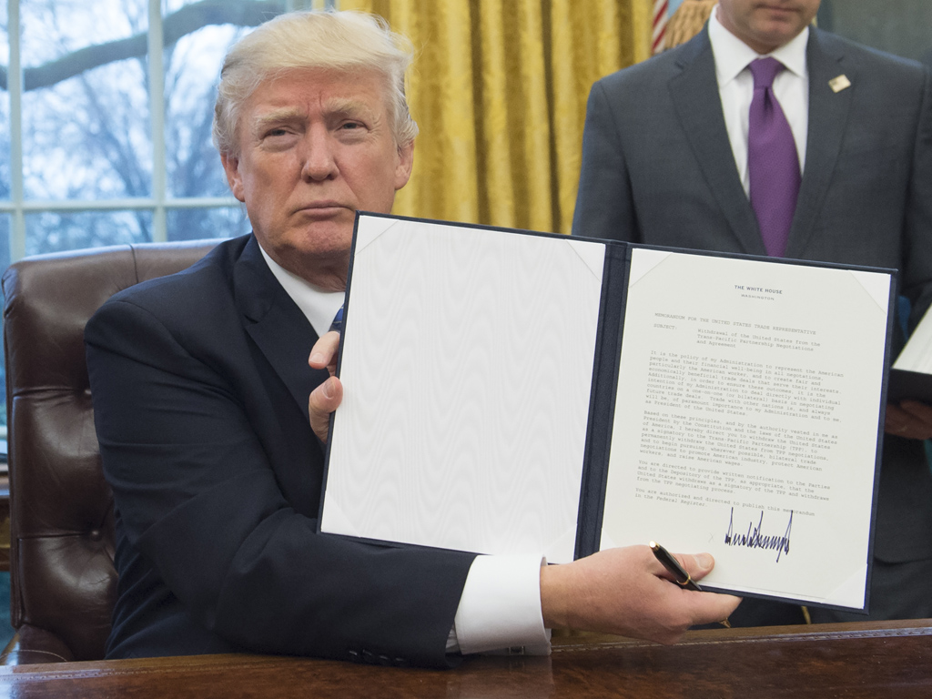 US-Präsident Donald Trump hat das TPP-Handelsabkommen gekippt