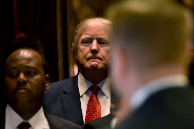 Donald Trump am 9.1. in New York