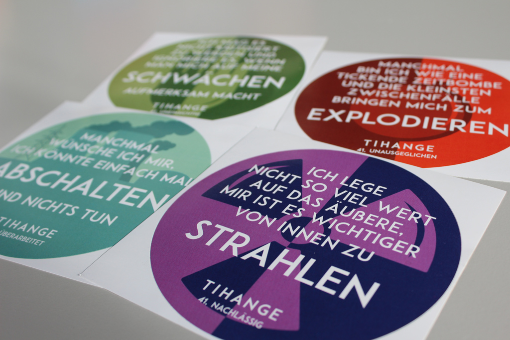 Aufkleber gegen Tihange: Kampagne einer Aachener Marketing-Agentur