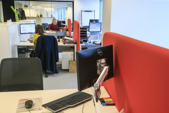 Büro (Illustrationsbild: Thierry Roge/Belga)