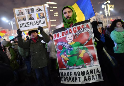 Proteste gegen die rumänische Regierung