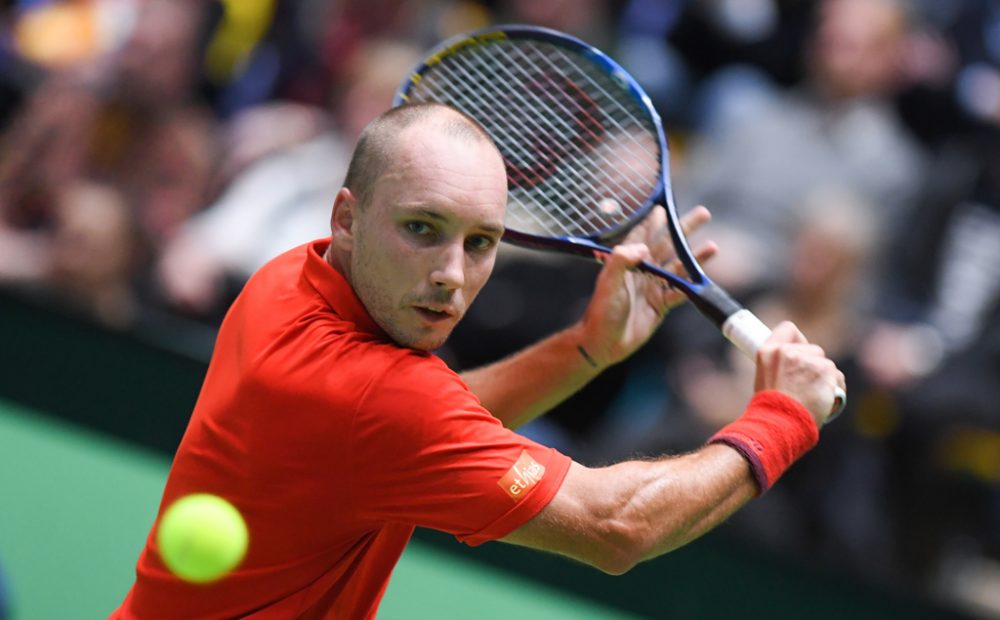 Steve Darcis beim Davis Cup