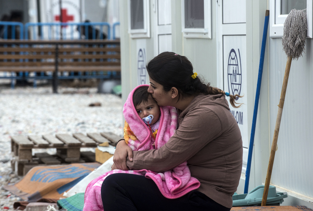 Flüchtlingscamp nahe der griechisch-mazedonischen Grenze (Bild vom 12. Februar)