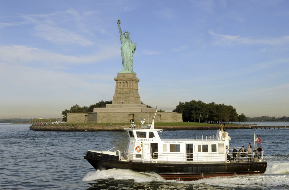 Die Freiheitsstatue in New York