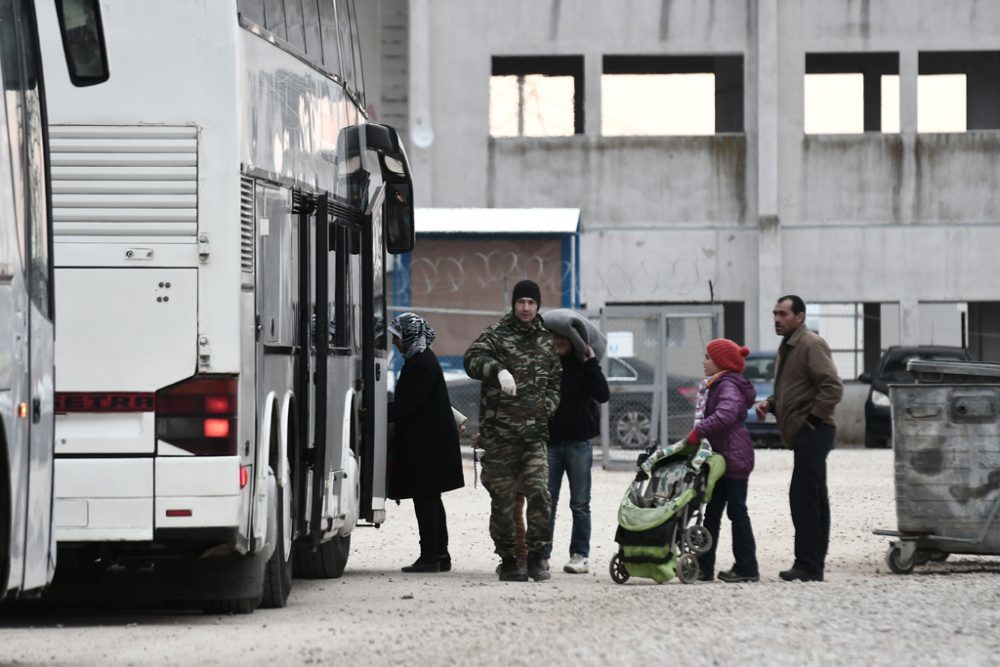 In der griechischen Stadt Thessaloniki müssen 70.000 Menschen nach einem Bombenfund ihre Wohnungen verlassen (12. Februar 2017)