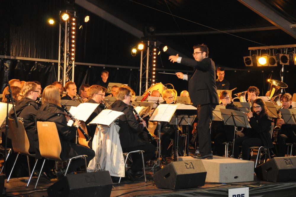 Die Harmonie NordOstWind beim Eupen Musik Marathon