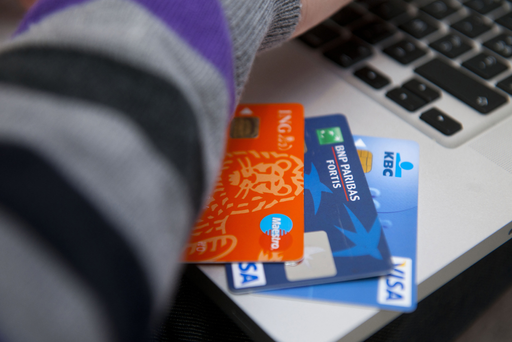 Online-Bezahlung mit Kreditkarte