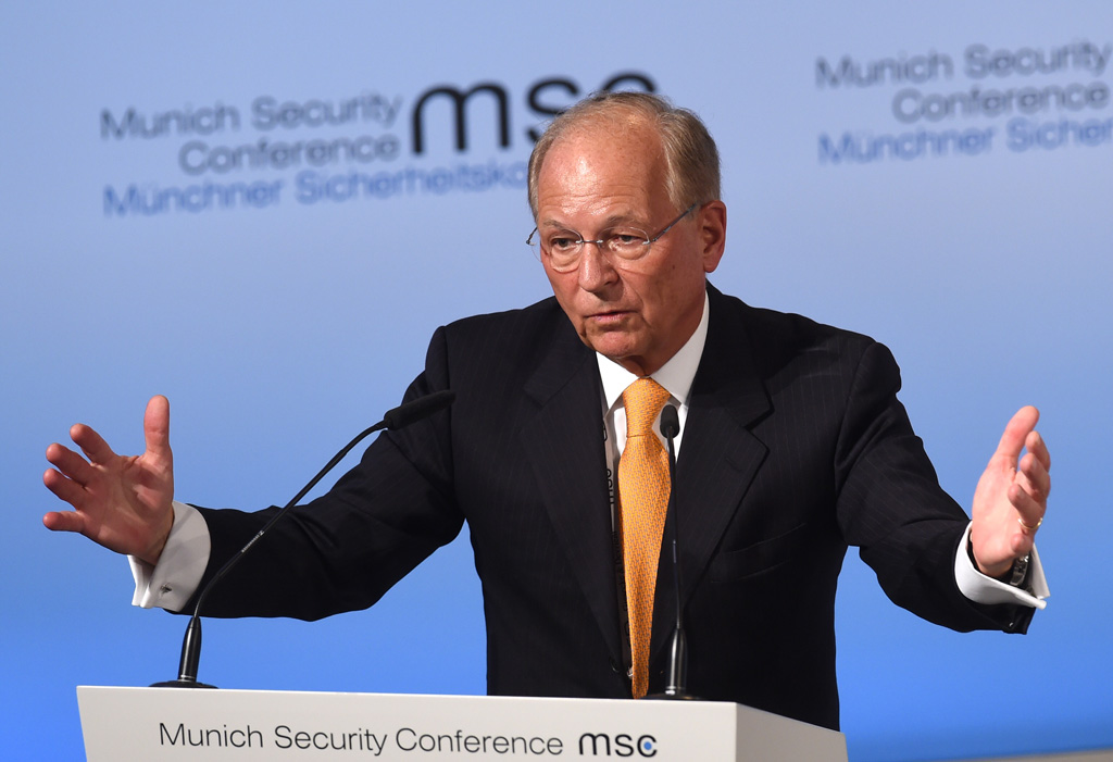 Wolfgang Ischinger, Tagungsleiter der Münchener Sicherheitskonferenz