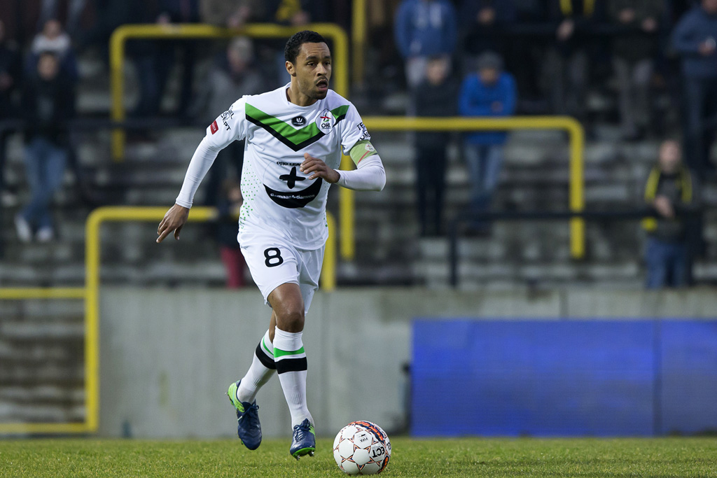 Flavien le Postollec bei einem Spiel des Lierse SK gegen OH Leuven am 18.12.