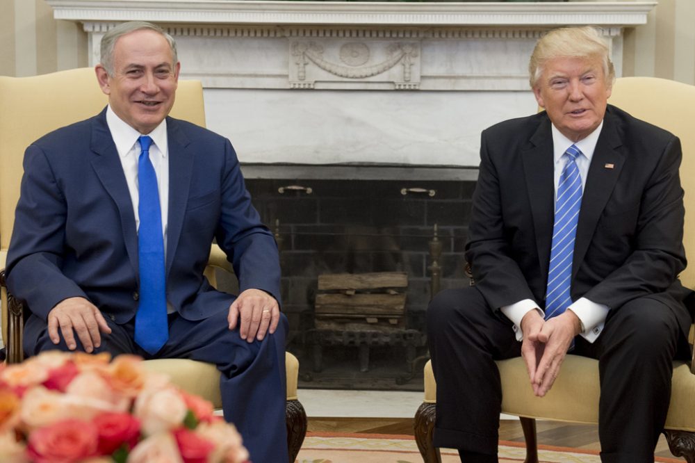 Israels Ministerpräsident Netanjahu udn US-Präsident Donald Trump in Washington