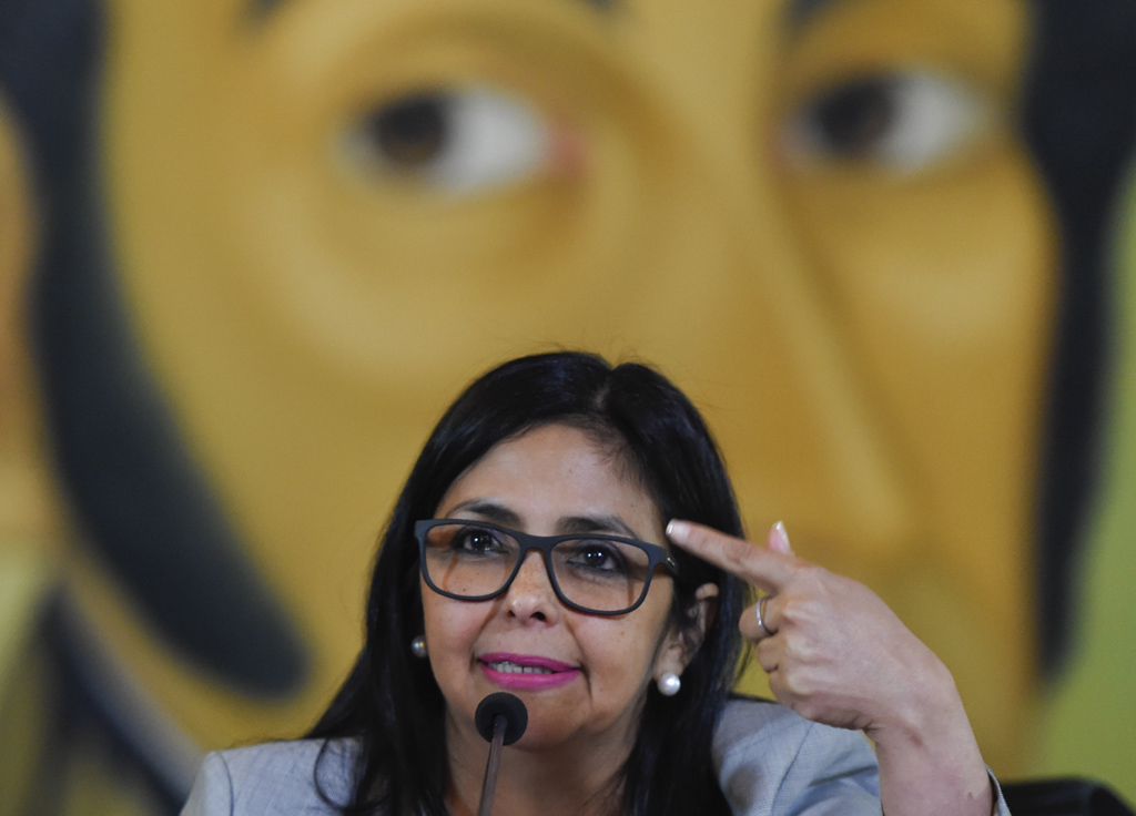 Die Außenministerin von Venezuela, Delcy Rodriguez