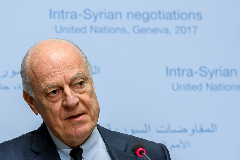 Der UN-Syrienbeauftragte Staffan de Mistura