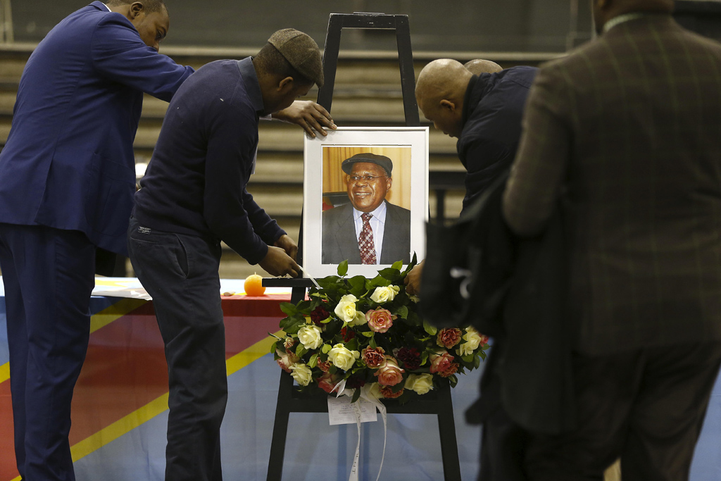 Trauer um den kongolesischen Oppositionspolitikers Etienne Tshisekedi in Brüssel