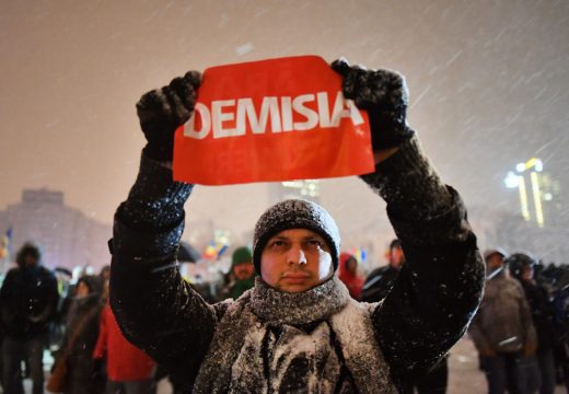 Straßenproteste in Rumänien