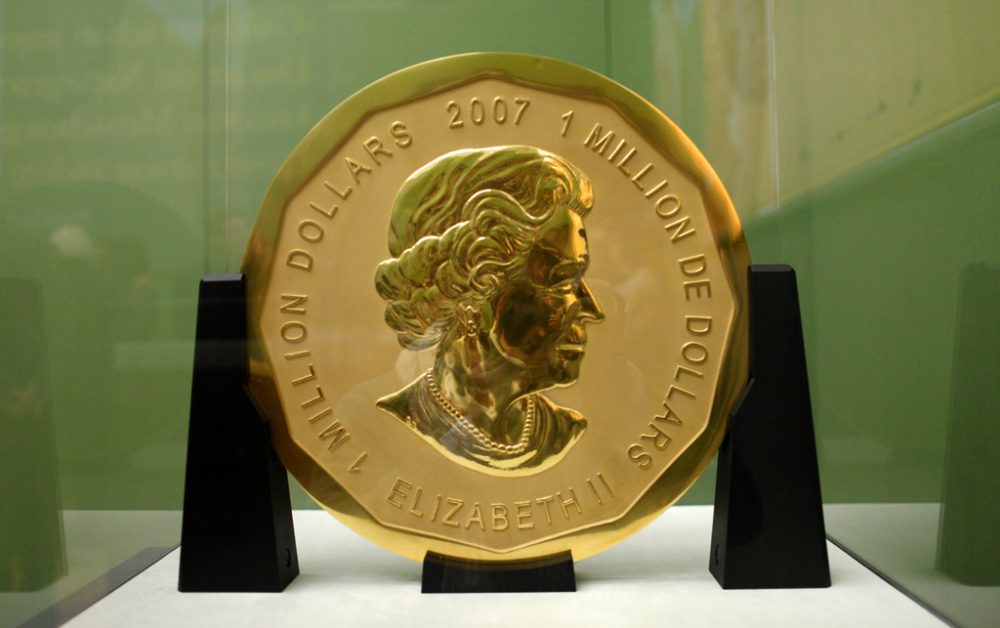 Wurde aus dem Berliner Bode Museum gestohlen: Die "Big Maple Leaf"